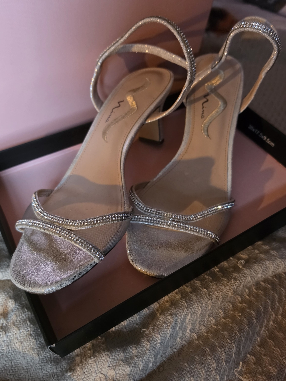 Nina Silver Heels Barron